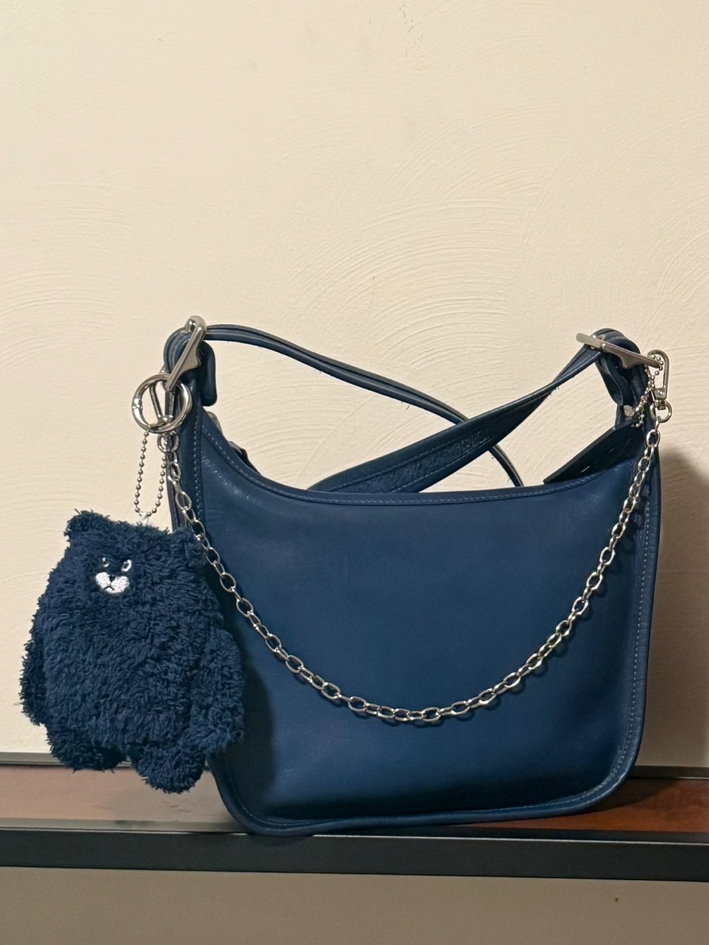 💙 Vintage COACH Janice Legacy Crossbody in RARE Navy 💙